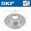 SKF VKBD 80308 S2 - Jeu de 2 disques de frein arrière