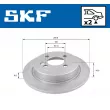 SKF VKBD 90050 S2 - Jeu de 2 disques de frein arrière