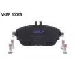 SKF VKBP 80028 - Jeu de 4 plaquettes de frein avant