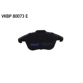 Jeu de 4 plaquettes de frein avant SKF VKBP 80073 E