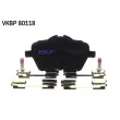 SKF VKBP 80118 - Jeu de 4 plaquettes de frein avant