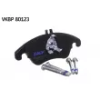SKF VKBP 80123 - Jeu de 4 plaquettes de frein avant