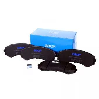 SKF VKBP 80252 A - Jeu de 4 plaquettes de frein avant