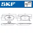 SKF VKBP 80291 A - Jeu de 4 plaquettes de frein avant