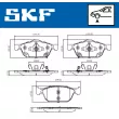 SKF VKBP 80320 A - Jeu de 4 plaquettes de frein avant