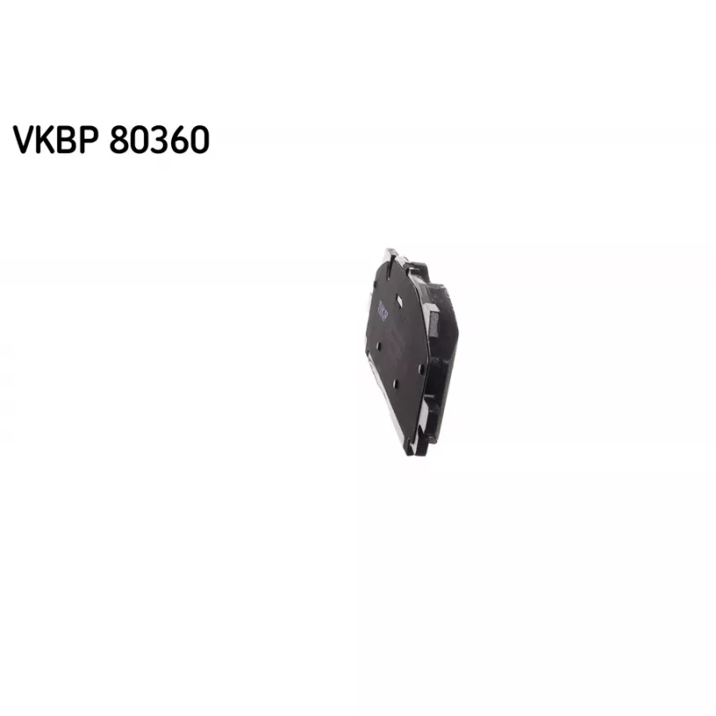 Jeu de 4 plaquettes de frein avant SKF VKBP 80360 - Visuel 1