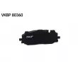 SKF VKBP 80360 - Jeu de 4 plaquettes de frein avant