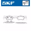 SKF VKBP 80402 - Jeu de 4 plaquettes de frein avant