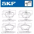 SKF VKBP 80424 A - Jeu de 4 plaquettes de frein avant