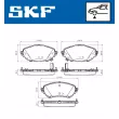 SKF VKBP 80429 A - Jeu de 4 plaquettes de frein avant