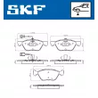 SKF VKBP 80438 E - Jeu de 4 plaquettes de frein avant