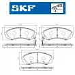 SKF VKBP 80454 A - Jeu de 4 plaquettes de frein avant