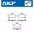 SKF VKBP 80479 A - Jeu de 4 plaquettes de frein avant