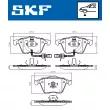 SKF VKBP 80617 E - Jeu de 4 plaquettes de frein avant