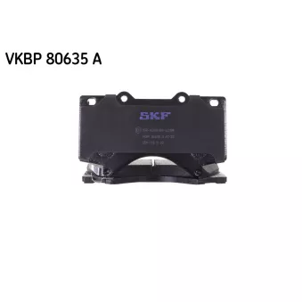 Jeu de 4 plaquettes de frein avant SKF OEM 0446560300