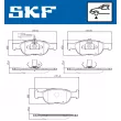 SKF VKBP 80777 E - Jeu de 4 plaquettes de frein avant