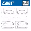 SKF VKBP 80807 A - Jeu de 4 plaquettes de frein avant