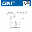 SKF VKBP 81062 E - Jeu de 4 plaquettes de frein avant