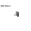 SKF VKBP 90464 A - Jeu de 4 plaquettes de frein arrière