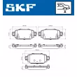SKF VKBP 90499 A - Jeu de 4 plaquettes de frein arrière