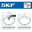 SKF VKBP 90506 E - Jeu de 4 plaquettes de frein arrière