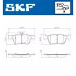 SKF VKBP 90708 - Jeu de 4 plaquettes de frein avant