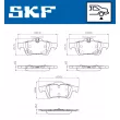 SKF VKBP 90851 A - Jeu de 4 plaquettes de frein arrière