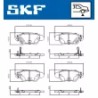 SKF VKBP 90894 A - Jeu de 4 plaquettes de frein arrière