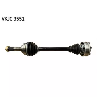 Arbre de transmission SKF VKJC 3551 pour MERCEDES-BENZ SPRINTER 308 CDI - 82cv
