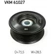 SKF VKM 61027 - Poulie renvoi/transmission, courroie trapézoïdale à nervures