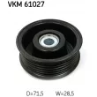 SKF VKM 61027 - Poulie renvoi/transmission, courroie trapézoïdale à nervures