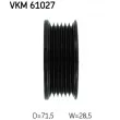SKF VKM 61027 - Poulie renvoi/transmission, courroie trapézoïdale à nervures