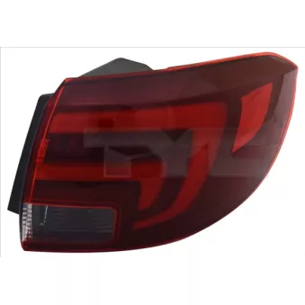 Feu arrière TYC 11-15211-06-2 pour OPEL ASTRA 1.6 CDTi - 110cv