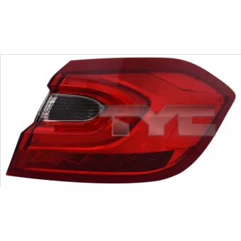 Feu arrière TYC 11-15359-06-2 pour FORD FIESTA 1.1 Ti-VCT - 71cv
