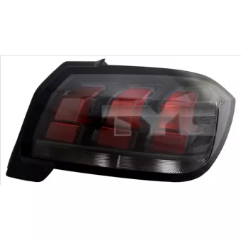 Feu arrière TYC 11-15367-01-2 pour PEUGEOT 208 1.2 PureTech 75 - 75cv