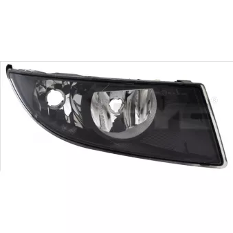 Projecteur antibrouillard TYC 19-12720-11-2 pour SKODA FABIA 1.4 - 86cv