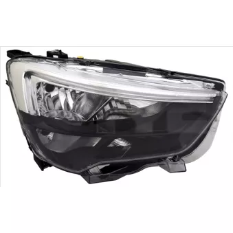Projecteur principal TYC 20-17862-06-2 pour OPEL COMBO 1.6 D - 75cv
