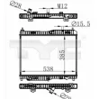 TYC 710-0059 - Radiateur, refroidissement du moteur