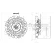 TYC 802-0060 - Embrayage, ventilateur de radiateur
