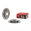 BREMBO 08.A534.2X - Jeu de 2 disques de frein arrière