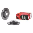 BREMBO 08.B357.1X - Jeu de 2 disques de frein arrière