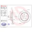 BREMBO 08.D418.1X - Jeu de 2 disques de frein arrière