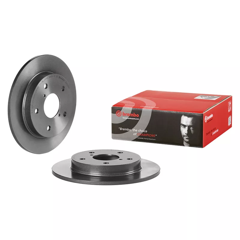 Jeu de 2 disques de frein arrière BREMBO 08.E534.11 - Visuel 1