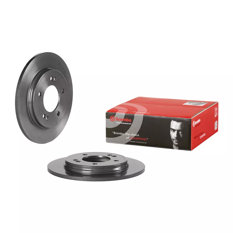 Jeu de 2 disques de frein arrière BREMBO 08.E535.11 - Visuel 1