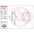 BREMBO 08.E566.11 - Jeu de 2 disques de frein arrière