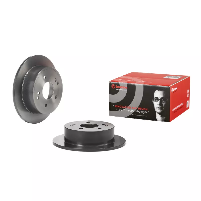 Jeu de 2 disques de frein arrière BREMBO 08.E566.11 - Visuel 1