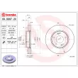 Jeu de 2 disques de frein avant BREMBO [09.9997.20]