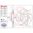 Jeu de 2 disques de frein avant BREMBO [09.A183.21]