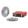 BREMBO 09.E028.23 - Jeu de 2 disques de frein arrière