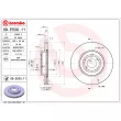 Jeu de 2 disques de frein avant BREMBO [09.E530.11]